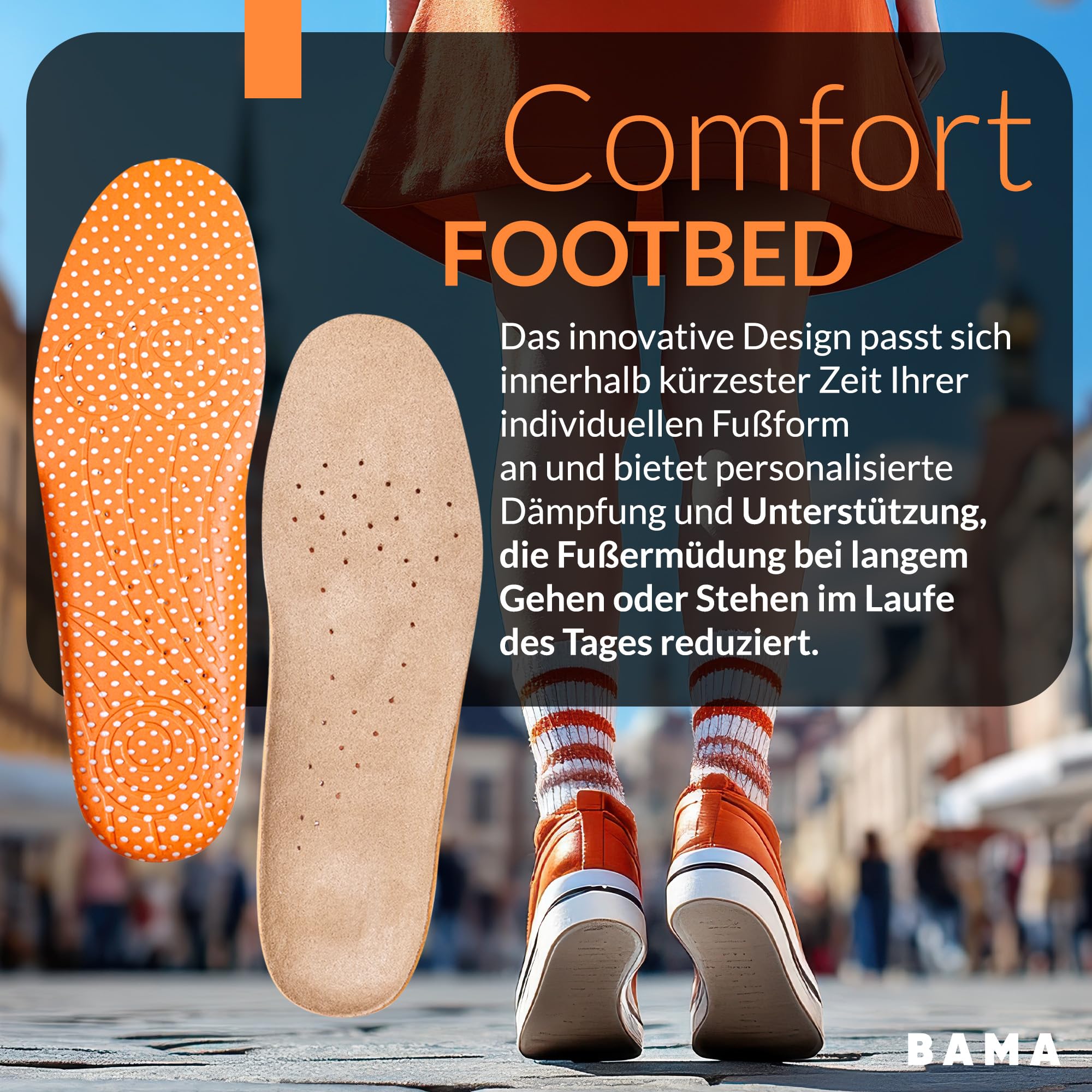 bama-standard-comfort-einlegesohle-memory-foam-36-37-braun image 2