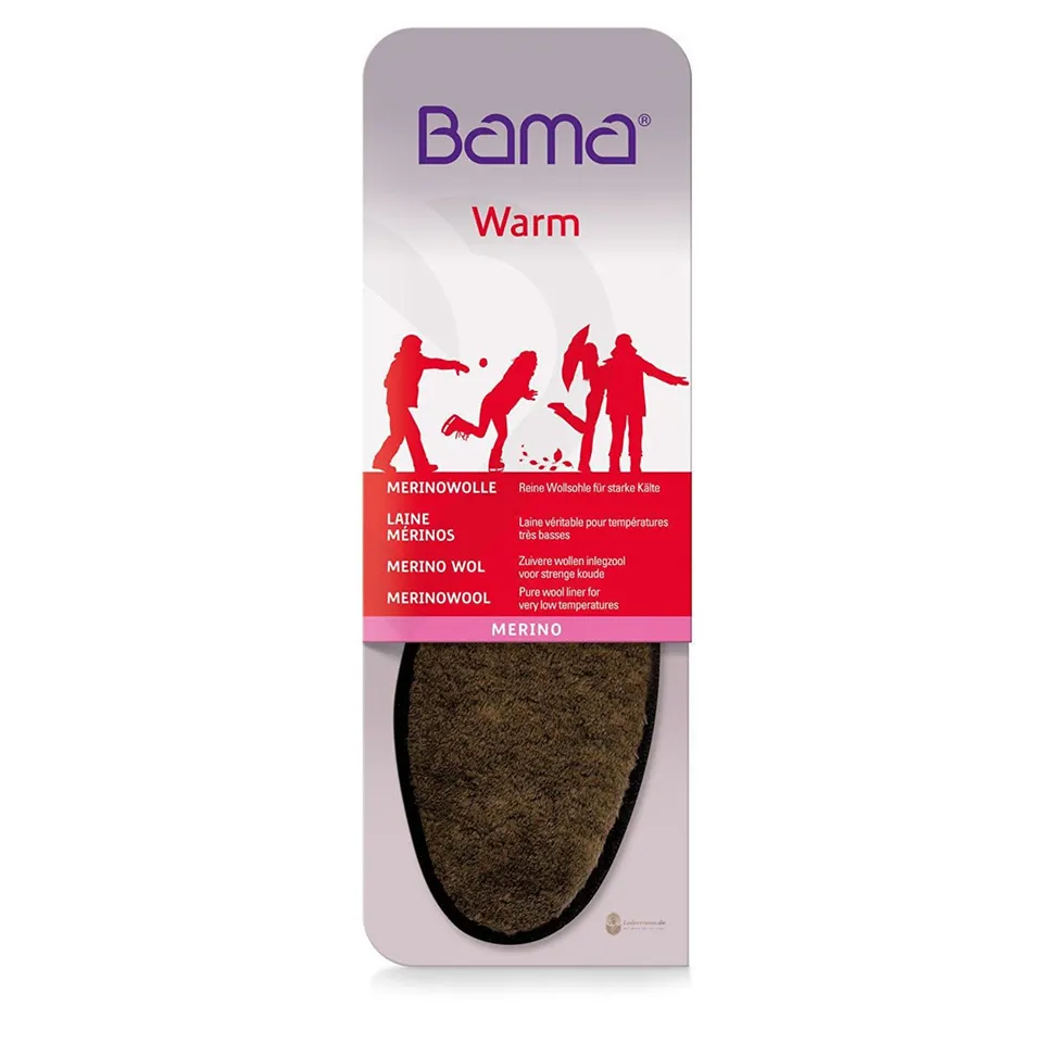 bama-standard-merino-einlegesohle-dunkelbraun-gr-39 image 1