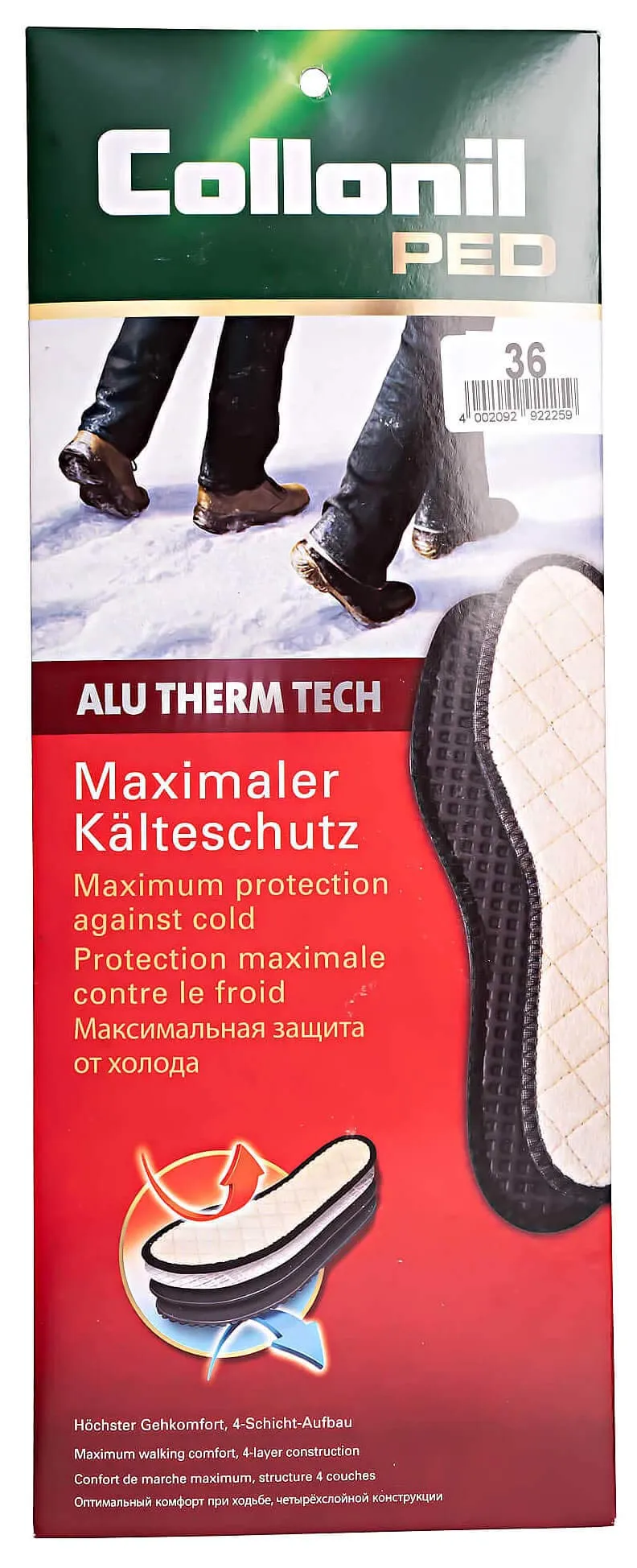 collonil-ped-alu-therm-tech-einlegesohlen-damen-39-warme image 1