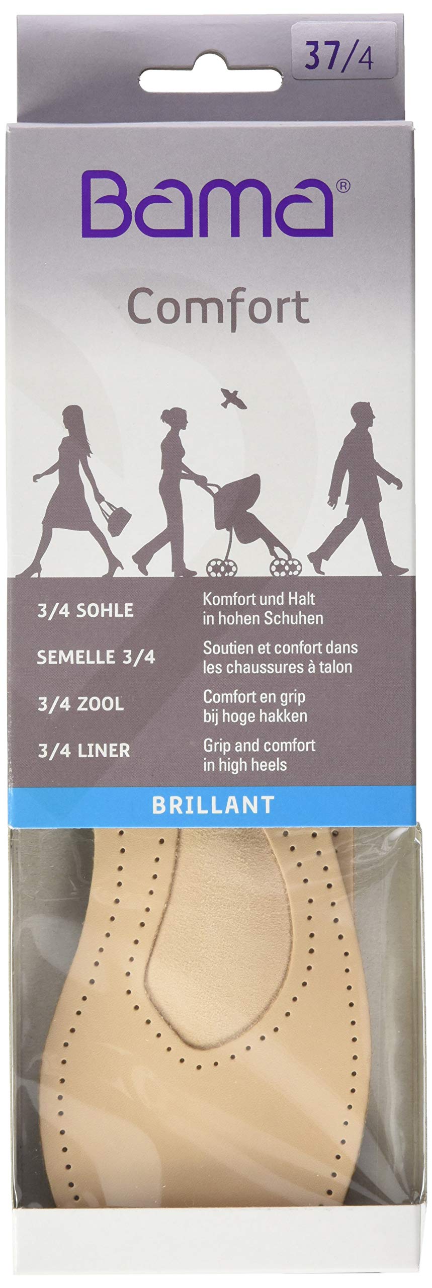 bama-brilliant-3-4-einlegesohle-leder-beige-gr-e-42 image 2