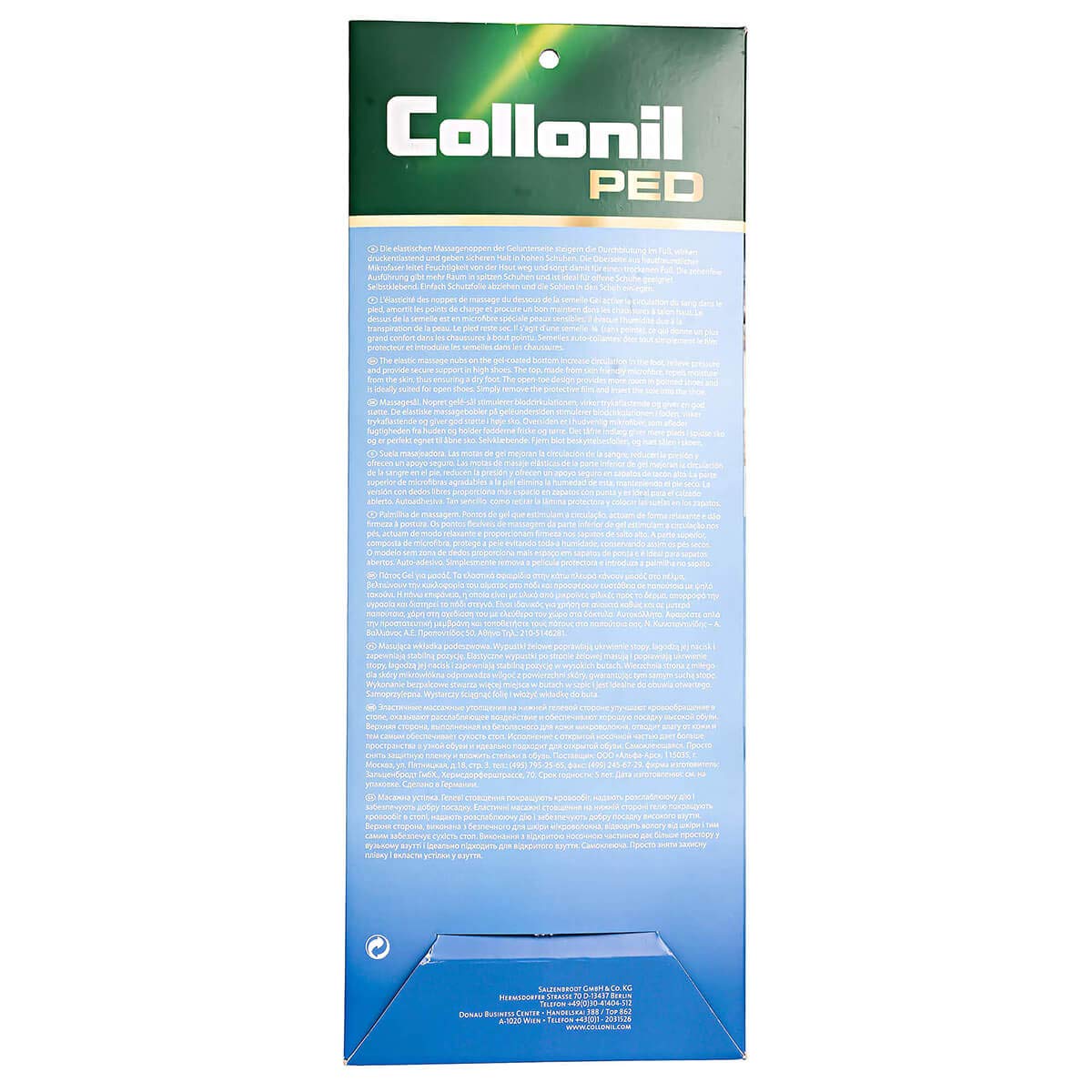 collonil-ped-gel-reflex-massagesohle-38w-39l-gel image 5