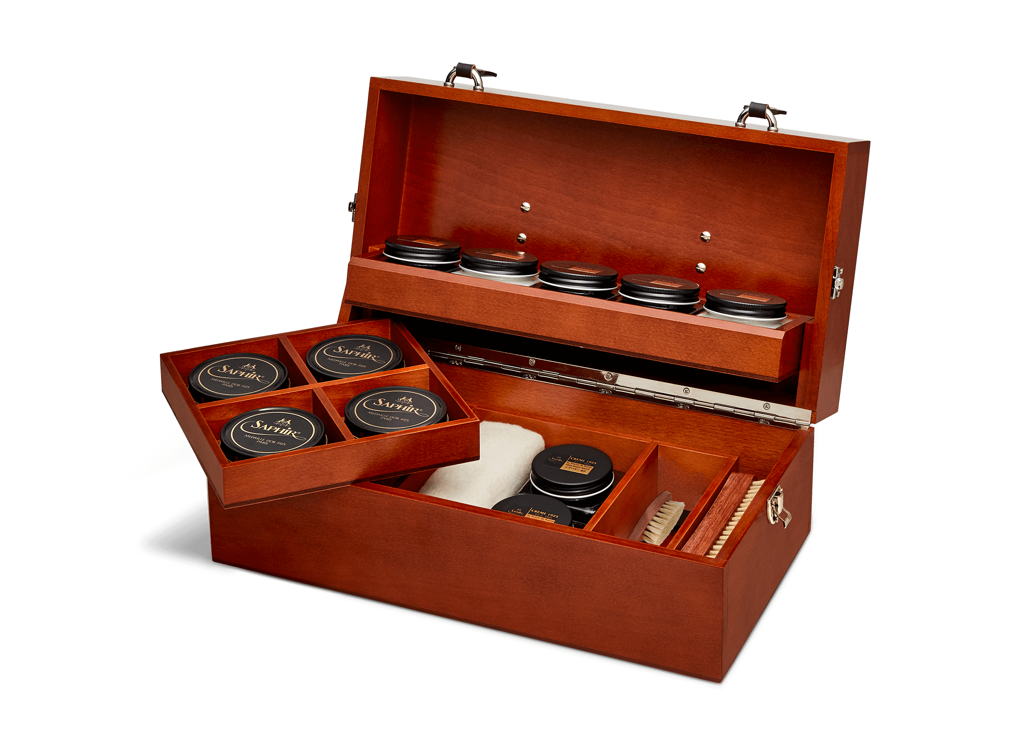 saphir-intendant-box-schuhpflegeset-rosenholz image 2