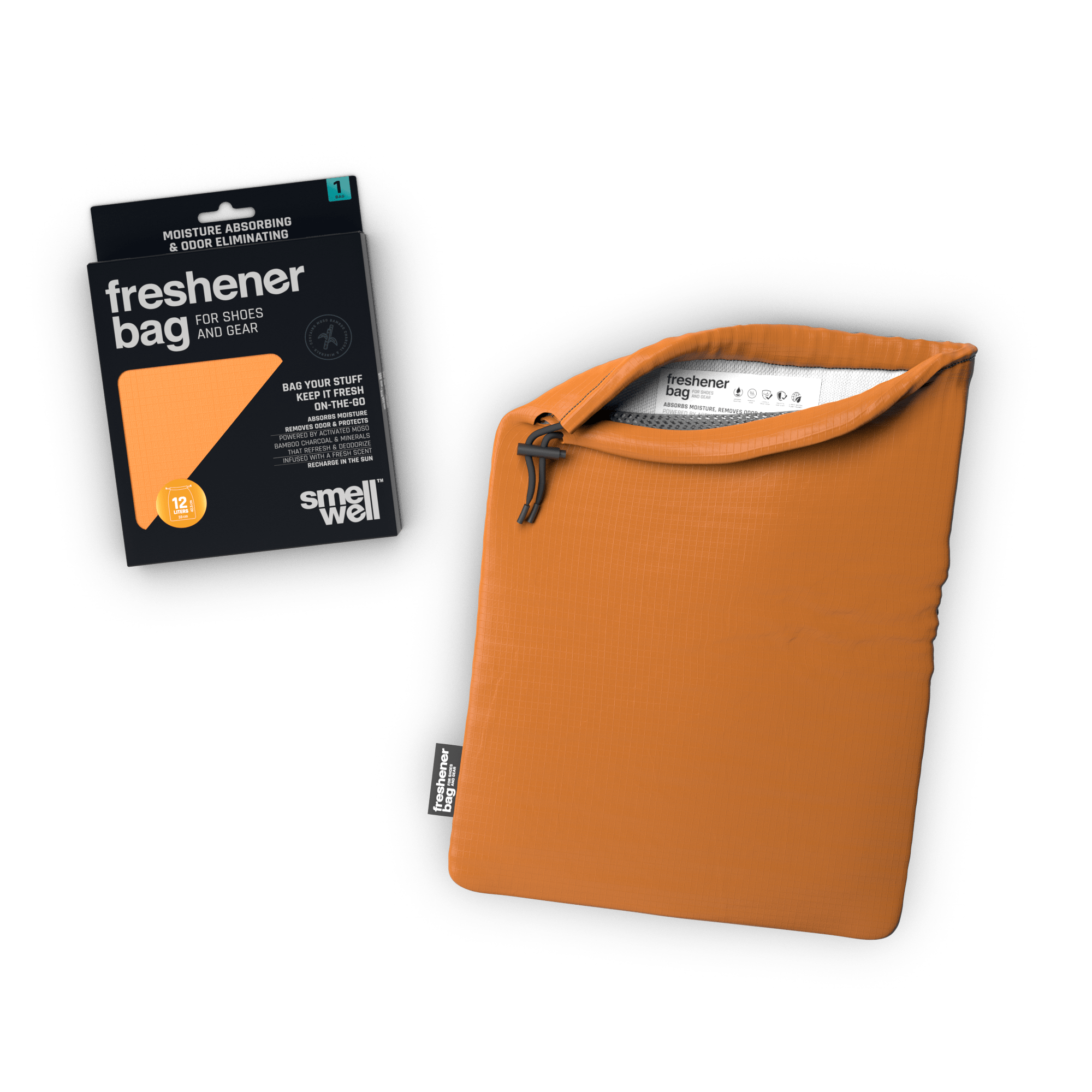 smellwell-freshener-bag-schuhbeutel-orange-12-l-aktivkohle image 4