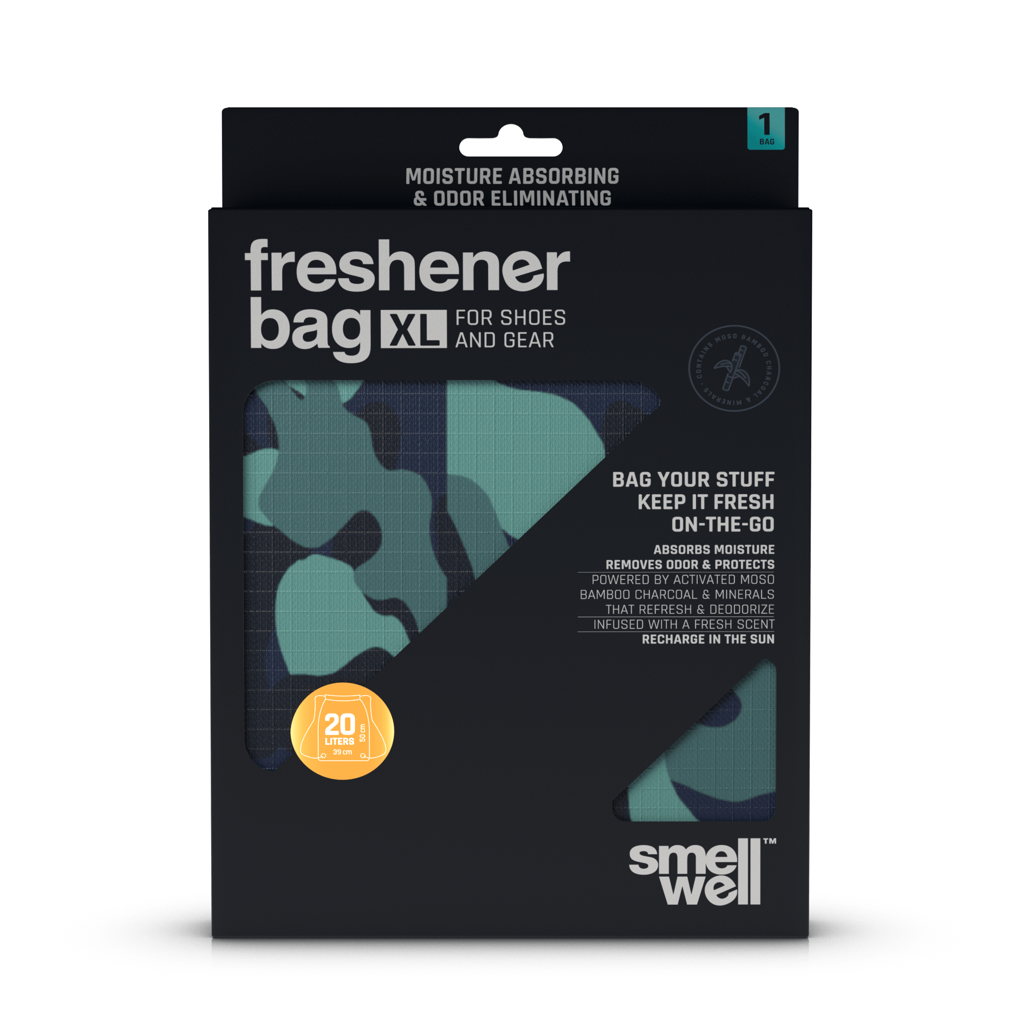 smellwell-freshener-bag-xl-schuhtasche-camo-green-20l image 2