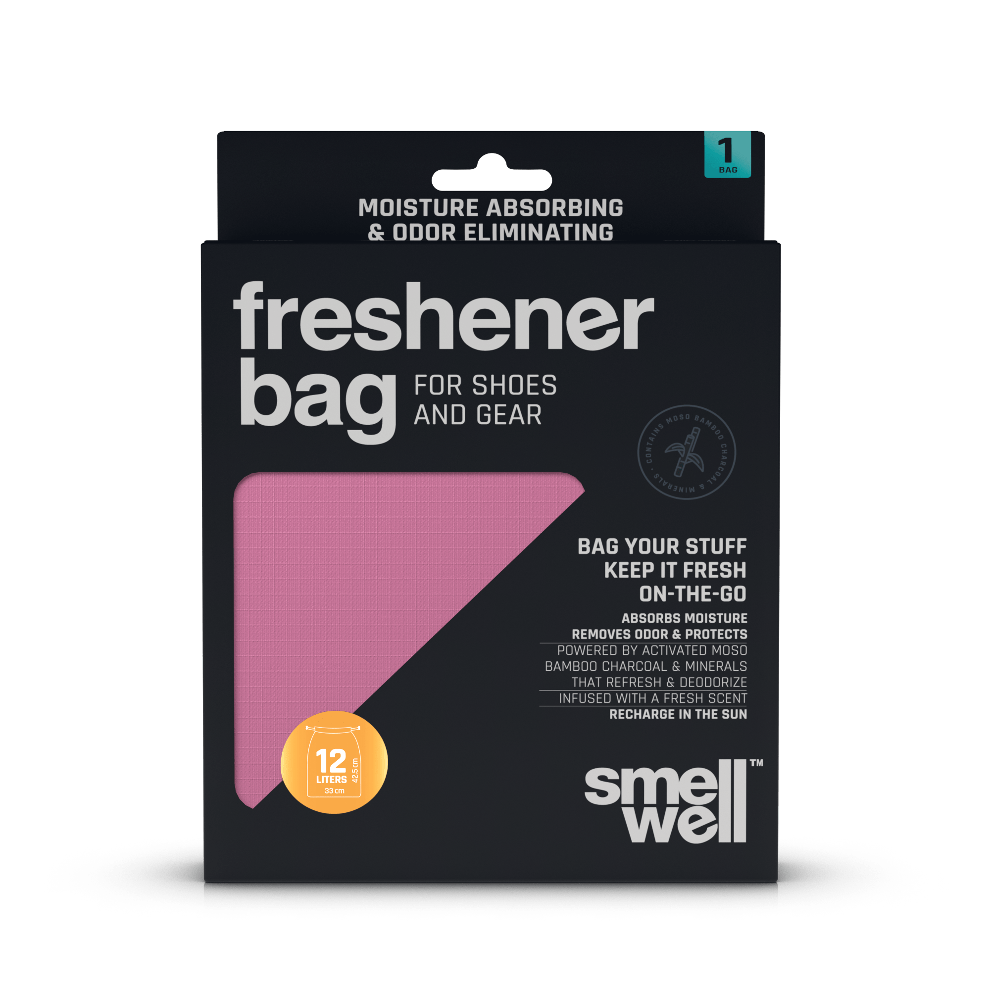 smellwell-freshener-bag-schuhtasche-pink-12l-frischer-duft image 2