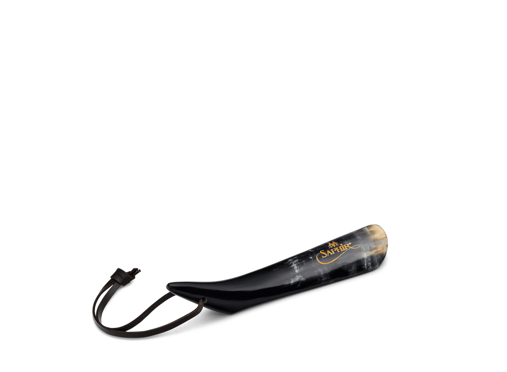 saphir-schuhanzieher-horn-21-5cm-schuhl-ffel-handarbeit image 1