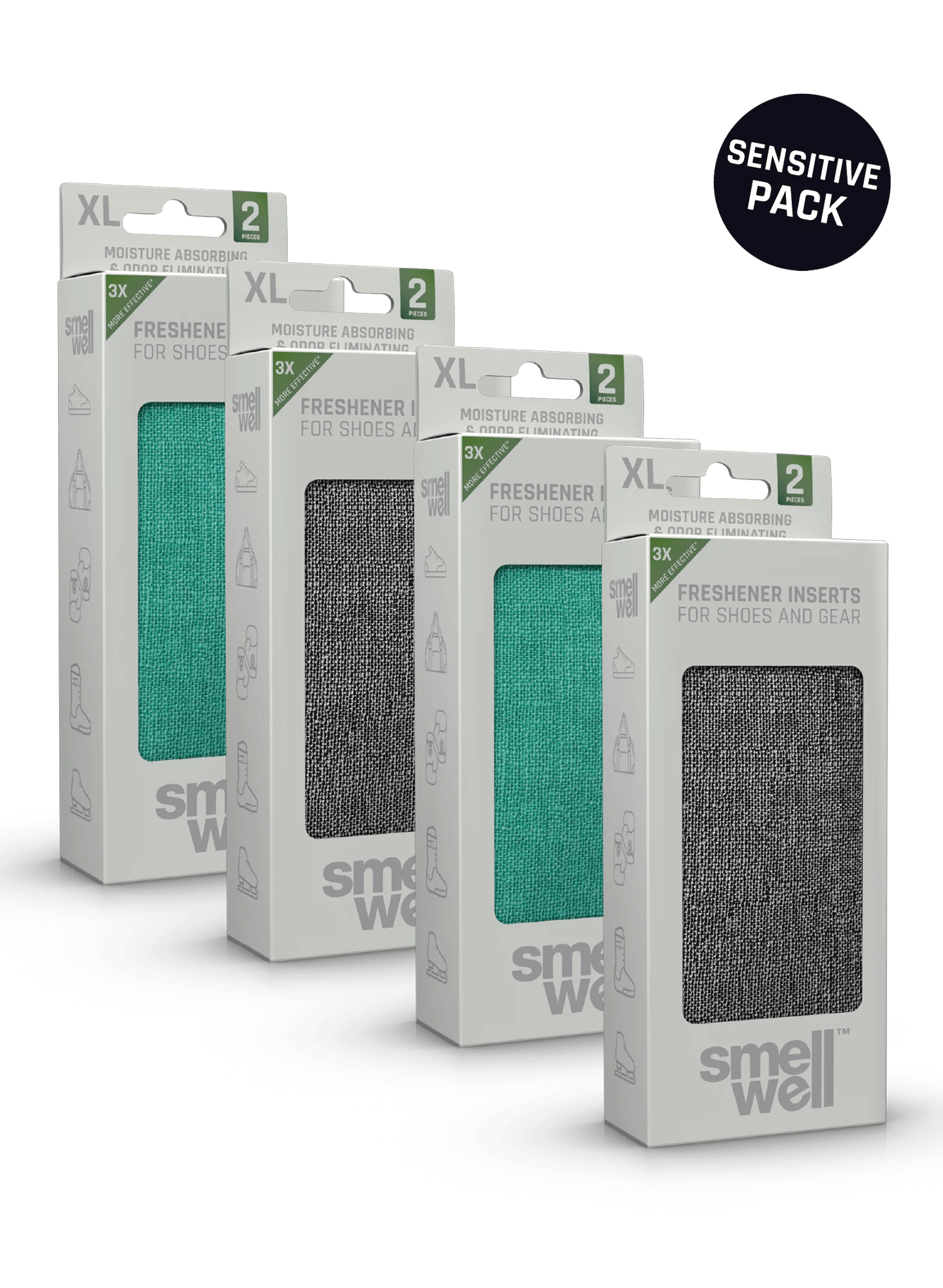smellwell-sensitive-xl-schuherfrischer-duftfrei-4-paar image 1