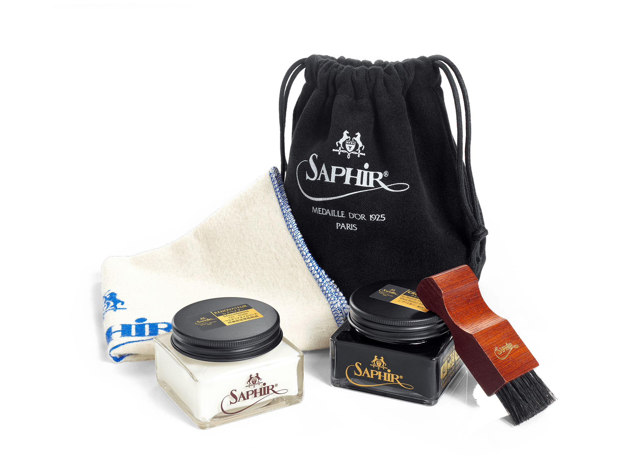 saphir-medaille-d-or-kit-voyage-schuhpflegeset-renovateur-reise image 3