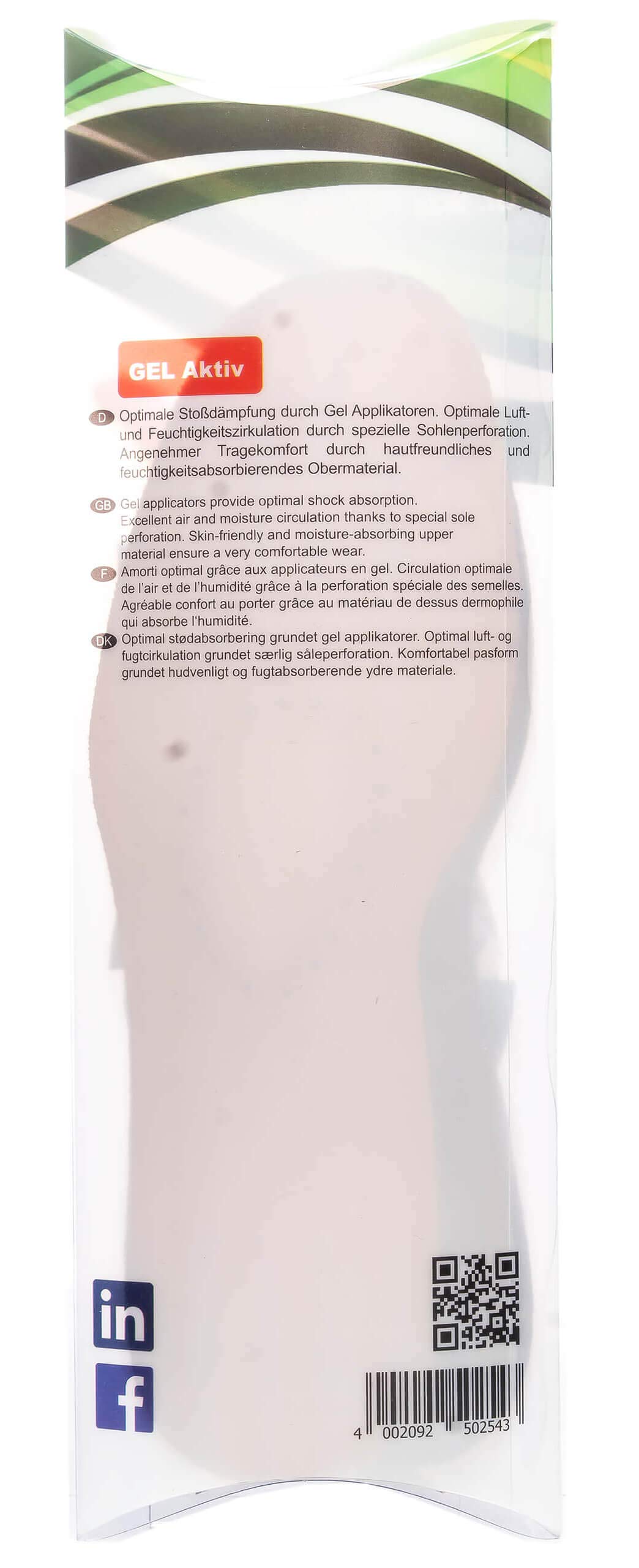 collonil-ped-gel-aktiv-sohle-einlegesohle-farblos-45-46 image 2