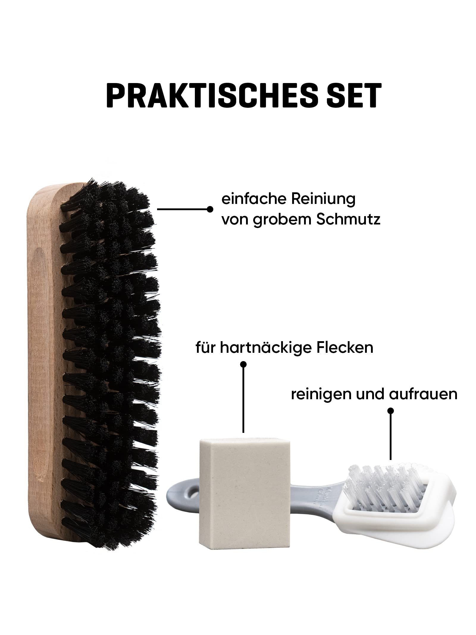 bama-essentials-schuhb-rsten-set-3-tlg-rauleder-schmutzb-rste image 2