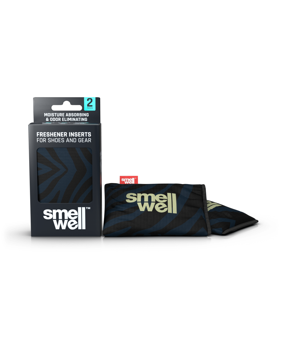 smellwell-active-schuherfrischer-black-zebra-aktivkohle-duo image 1