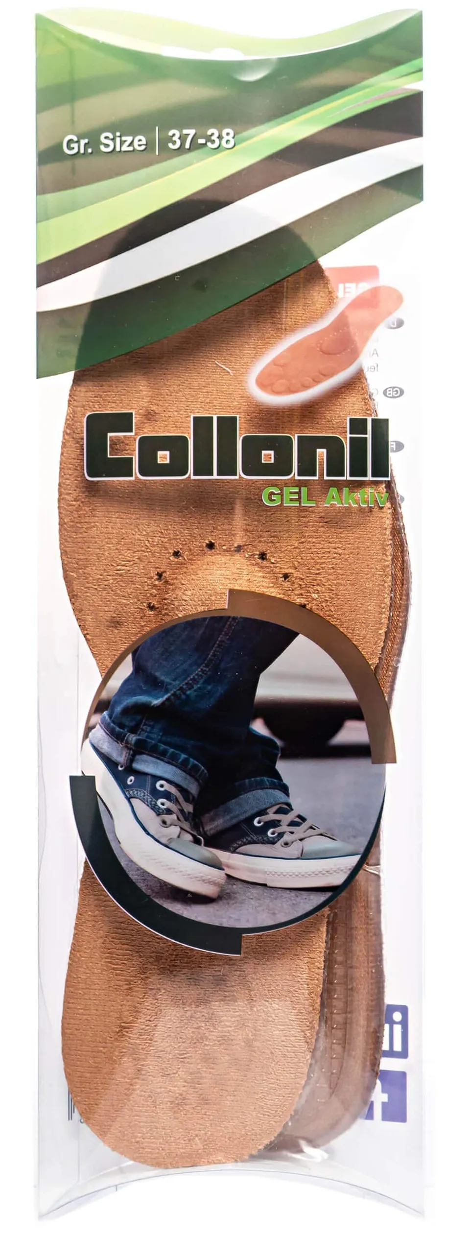 collonil-ped-gel-aktiv-sohle-einlegesohle-farblos-45-46 image 1
