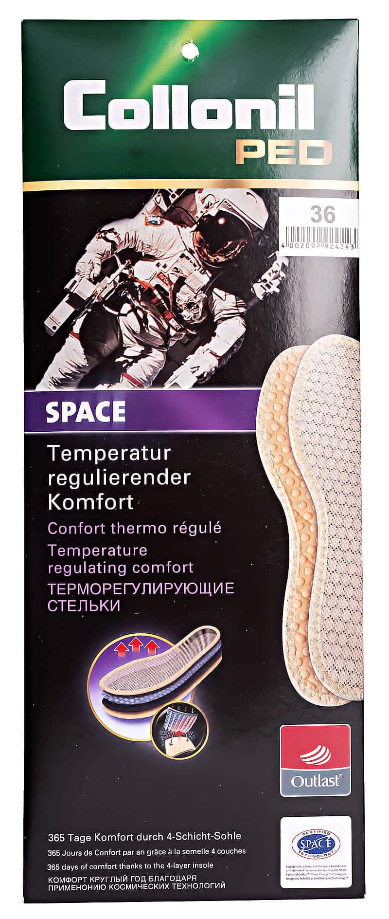 collonil-ped-space-damen-einlegesohle-38-wei-klima image 3