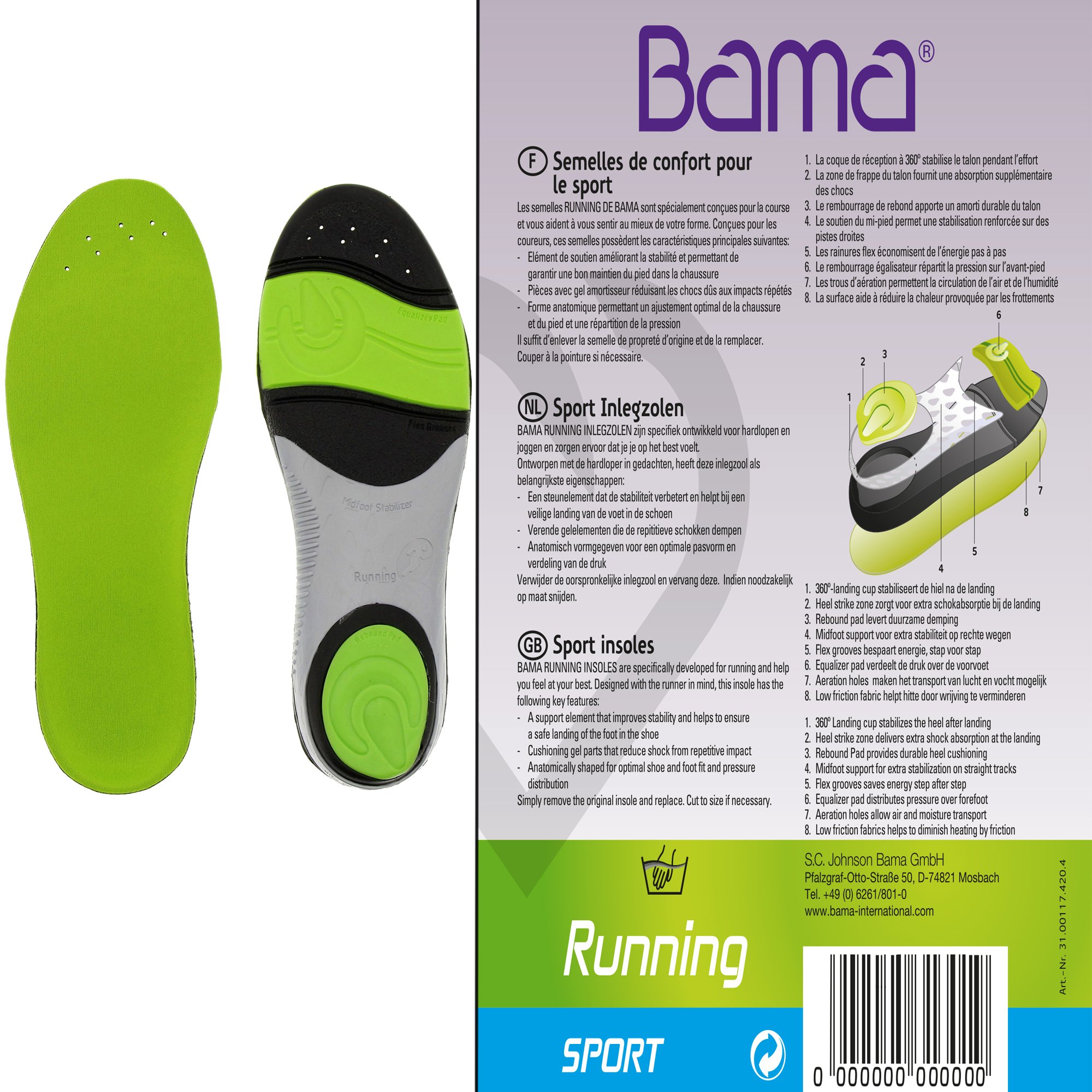 bama-standard-running-sport-einlegesohle-gr-n-gel-ferse image 6